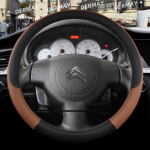 Citroen Berlingo e-Berlingo Berlingo XL jaoks 9 v&auml;rvi Auto roolikate PU-nahast libisemiskindel Auto O shape Brown