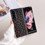 Moodne naine, seksikas leopardimustriline telefoni&uuml;mbris Samsung Galaxy Z Fold 4 3 5g l&auml;bipaistev k&otilde;va arvuti &otilde;huke kate Z Fold3 jaoks For Samsung Z Fold 3