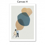 Abstraktne astronaut P&otilde;hjamaade &otilde;hupall kohvilinnud k&otilde;rbesuitsu plakat seinakunstitr&uuml;kk l&otilde;uendimaal Dekoorpildid elutuppa 21X30cm No Frame