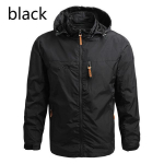 Moebr&auml;ndi veekindel jope vihmamantel Meeste spordir&otilde;ivad v&auml;listingimustes kapuutsiga Soft Shell jakk Vihmakindel jope XXXXXL must