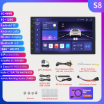 Hizpo DSP Carplay 4G+WIFI 7tolline 2 Din Android Universaalne autoraadio Multimeedia Videopleier Stereo 2Din Autoraadio Peaseade Stereo Navi GPS Audio RDS PC S8 8Core 8G 128G ISO