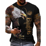 Uus suvine meeste moe T-s&auml;rk isikup&auml;ra Eagle Letters tr&uuml;kitud meeste T-s&auml;rk top XS must