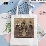 anubis ostukott toidupood bolso taaskasutuskott puuvillane kott korduvkasutatav riidekott toile 24*26cm