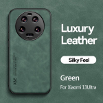 KEYSION luksuslik nahast &uuml;mbris Xiaomi 13 Ultra 5G 13 Pro silikoonist p&otilde;rutuskindel telefoni tagakaas Xiaomi 13 Ultra 13 Lite 5G jaoks for Xiaomi 13 Ultra sinine