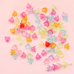 11*8mm 20g/kott, Lily Of The Valley Mix Color Akr&uuml;&uuml;ltarvikud ehete valmistamiseks DIY v&otilde;lukaunistus 8*11mm