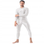 &Uuml;hes t&uuml;kis pikkade varrukatega trikoo Bodysuit Jumpsuit Mens Clubwear &Ouml;&ouml;r&otilde;ivad One Size