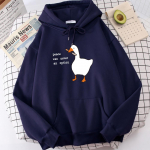 Rahu pole kunagi olnud valik Hoodie printimine Naljakas kapuutsiga dressipluus Uudsed Suurem&otilde;&otilde;tmelised topid Harajuku m&uuml;ts, k&ouml;is kapuuts M