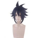 Anime l&uuml;hike parukas Cosplay My Hero Academia Tamaki Amajiki kost&uuml;&uuml;m Boku no Hero Academia kuumakindlad s&uuml;nteetilised juuksed Cosplay parukad 35CM tumesinine v&auml;rv