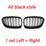 Kvaliteetne auto esikaitseraua neeruv&otilde;re BMW 1. seeria F20 F21 jaoks 2011 2012 2013 2014 asendus topeltliistu must All Black