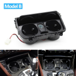 LHD RHD auto esiosa keskkonsooli joogiveetopsi hoidiku komplekt BMW 5. seeria F10 F11 F10LCI F11LCI 520 523 525 528 530 jaoks Model A black