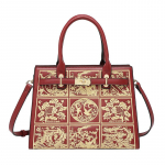 W. D. POLO kingitused tikandid &auml;sja abiellunud emale Punane pulmakott Kingitused &auml;mmale K&auml;ekott Crossbody naiste kott 1974 M