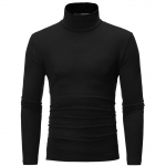 Meeste Slim Fit pikkade varrukatega džemprid vabaaja k&otilde;rge kaelusega pulloveriga topsid Lihtsad kilpkonnaga Slim Fit T-s&auml;rgid XXL