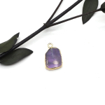 2 tk Ebaregulaarne ripats Looduskivist Opaal/Ahhaat V&auml;ike ripats ehete valmistamiseks DIY kaelakee k&otilde;rvar&otilde;ngad k&auml;ev&otilde;ru tarvik 12x18mm