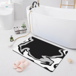 Imav libisemiskindel matt uksematt Vannitoa WC p&otilde;rand Du&scaron;iruum Vannivaip Kaasaegne k&ouml;&ouml;givaip 40x60cm