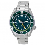 Seiko Prospex Sea Aqua Sumo GMT rohelise sihverplaadiga p&auml;ikesesukeldujad SFK003J1 200M meeste k&auml;ekell roheline