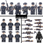 Hurt Locker Specia Force Soldiers SWAT ehitusplokkide komplekti klotside komplektid klassikalise mudeliga laste m&auml;nguasjad