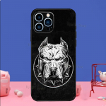 Armas Dog Pitbull telefoni&uuml;mbris iPhone'ile Samsung Galaxy Redmi Xiaomi Oppo OnePlus Note SA 7 8 9 10 11 12 13 14 20 21 22 23 53 54 Pro Max Plus Ultra iPhone 6 or 6S