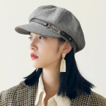 S&uuml;gis- ja talvine villane vildist kaheksanurkne m&uuml;ts Briti t&uuml;drukute moekujuline liibuv ajalehepoiss naiste suur baretid 54 cm 56 cm 57,5 ​​cm 59 cm 61 cm 54cm