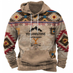 Klassikaline meeste kapuuts Vintage Harajuku mustriga &uuml;lisuur meeste r&otilde;ivad vabaaja topid T&auml;nava kampsun meestele Pullover meeste kapuuts L