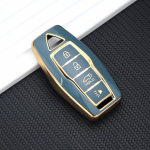 3/4 Bottons TPU auto nutikas kaugjuhtimispuldi v&otilde;tmehoidja korpuse pult Mitsubishi Outlander 2023 auto v&otilde;tme&uuml;mbrise katete tarvikutele 3 button key cover valge