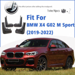 Poritiib BMW X4 G02 M Sport -2022 jaoks eesmine taga 4tk porilapid porilauad autotarvikud Auto Styline pritsmekaitse must