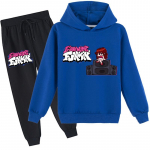 Fashion Big Boy Cartoon Print Populaarne Sport L&uuml;hikeste varrukatega T-s&auml;rk top 170 must