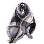 Paks vikerkaaretr&uuml;kk soe talvesall Uus naiste ruuduline disain Pashmina sallid ka&scaron;miirist sall Daami m&auml;his Tutt sallid kootud One Size