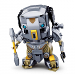 Kokkupandud ehitusplokid 0761D Predator Q versioon Robot Warrior koostemudel poisi pistikm&auml;nguasjad