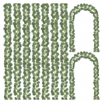 10 tk v&otilde;lts eukal&uuml;pti kunstlik rohelus vanik Faux eukal&uuml;pti lehed viinapuud pulmade taust kamina kaare uks seina ruumi sisekujundus roheline