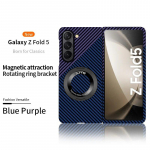 S&uuml;sinikkiust &uuml;mbris Samsung Galaxy Z Fold 5 4 3 Magsafe &uuml;mbrisele juhtmevaba laadimisr&otilde;ngas magnetiline &uuml;li&otilde;huke matt p&otilde;rutuskindel k&otilde;va kaitsekate For Galaxy Z Fold 3 punane
