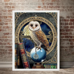 Isetehtud teemantmaal &ouml;&ouml;kull ristpistes komplekt mosaiikkunst teemantmaal t&auml;isring/ruudukujuline teemant kodukaunistus Square 20x30cm