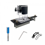 2-&uuml;hes n&auml;htamatu kinnitusvahendi piludega kronstein Puidut&ouml;&ouml;tlemisfreesi alus 65 mm trimmismasina alus Type 1 must