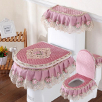 3tk/komplekt, pitstikandid, eemaldatav WC-poti kate, tolmukindel pehme WC-istme r&otilde;ngas padi kodukaunistus tualettruumi kate 3pcs