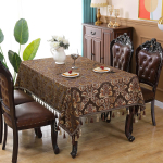 Uus Euroopa stiilis Palace laudlina Tikitud Jacquard laudlina Tutt Hiina suure tihedusega satiinist retro laudlina 150*150