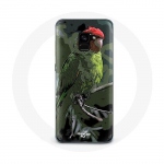 &Uuml;mbris Samsung Galaxy A8 Plus Pionus Parrot Red Green