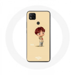 Coque pour Xiaomi Redmi 9C BTS TinyTAN Animation Suga