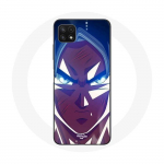 Coque pour Samsung Galaxy A22 5G Dragon Ball Goku Visage &eacute;nerv&eacute;