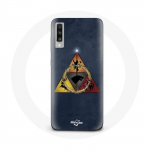 &Uuml;mbris Samsung Galaxy A70 jaoks Game of Thrones, 8. hooaeg Troonide m&auml;ngu kolmnurga logo Baratheon Lanni