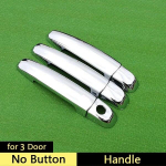 for Suzuki Grand Vitara 2006 - 2014 Chrome Handle Cover Trim Set Grand Nomade Escudo 2007 2009 2010 2012 Accessories Car Styling for 3 Door No Button