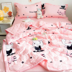 Moeprint Kevadsuvi Tepitud &otilde;huke tekk Kvaliteetne Pehme Nahas&otilde;bralik Tekid Pestav &Uuml;hekordne topelttekk 150x200cm