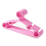 2021 uus 10 tk/komplekt kaasaskantav laste riidenagi v&auml;ikelaste beebimantli plastikust riidepuu konks 10 heleroheline v&auml;rv