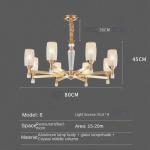 Elutoa l&uuml;htrid on kaasaegsed lihtsad kerged ja luksuslikud p&otilde;hjamaised ja atmosf&auml;&auml;rilised majapidamiste magamistubade ja restoranide valgustid 8 head lights