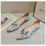 Suvine mood Pehme tallaga lamedad kingad Retro-otsaga kingad Lameda tr&uuml;kiga Elegantsed igap&auml;evased naistekingad Moccasine Zapatos 43 must