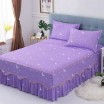 Queen voodilinade komplekt Princess Style voodipesu komplekt Libisemiskindlad voodikatted Tolmukindlad madratsikatte kaitse koos padjap&uuml;&uuml;ridega 3 Pcs 150x200cm
