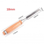 Professionaalne puidu nikerdamise peitel 6/12/18/24 mm puusepat&ouml;&ouml;d, lamedad peitlid DIY puidut&ouml;&ouml;tlemise puul&otilde;ike nikerdusnuga 18mm