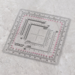 Land Navigation Protractor koordinaatide lugeja t&ouml;&ouml;riist arhitektuuri m&otilde;&otilde;tmiseks 12x12cm