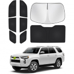Esiklaasi p&auml;ikesevarju kate sobib Toyota 4Runner 2010-2023 2024 K&uuml;lgmise tagaakna visiir T&auml;ielik aknavisiiri komplekt Privaatsuskaitse Hoidke s&otilde;idukit Ford Bronco 4 Door 2021-P