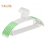 5 tk Riidepuud Libisemisvastane disain Paks suur konstruktsioon Suurep&auml;rane kandev&otilde;ime kriimustusvastane &Otilde;mbluseta Deformatsioonita M&auml;rg kuiv kahekordse kasutusega p&uuml;kste riidepuud roheline