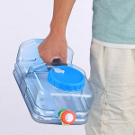 Suur joogivee hoiukonteiner, kandekannud matkamiseks, seljakotimatkamiseks, s&otilde;itmiseks 5.5L 35x18.5x15cm