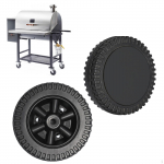 2 Pieces BBQ Grill Wheel Replacement 6 inch Sandproof Width 4cm Wheelbarrow Hand Truck Tires for Style C